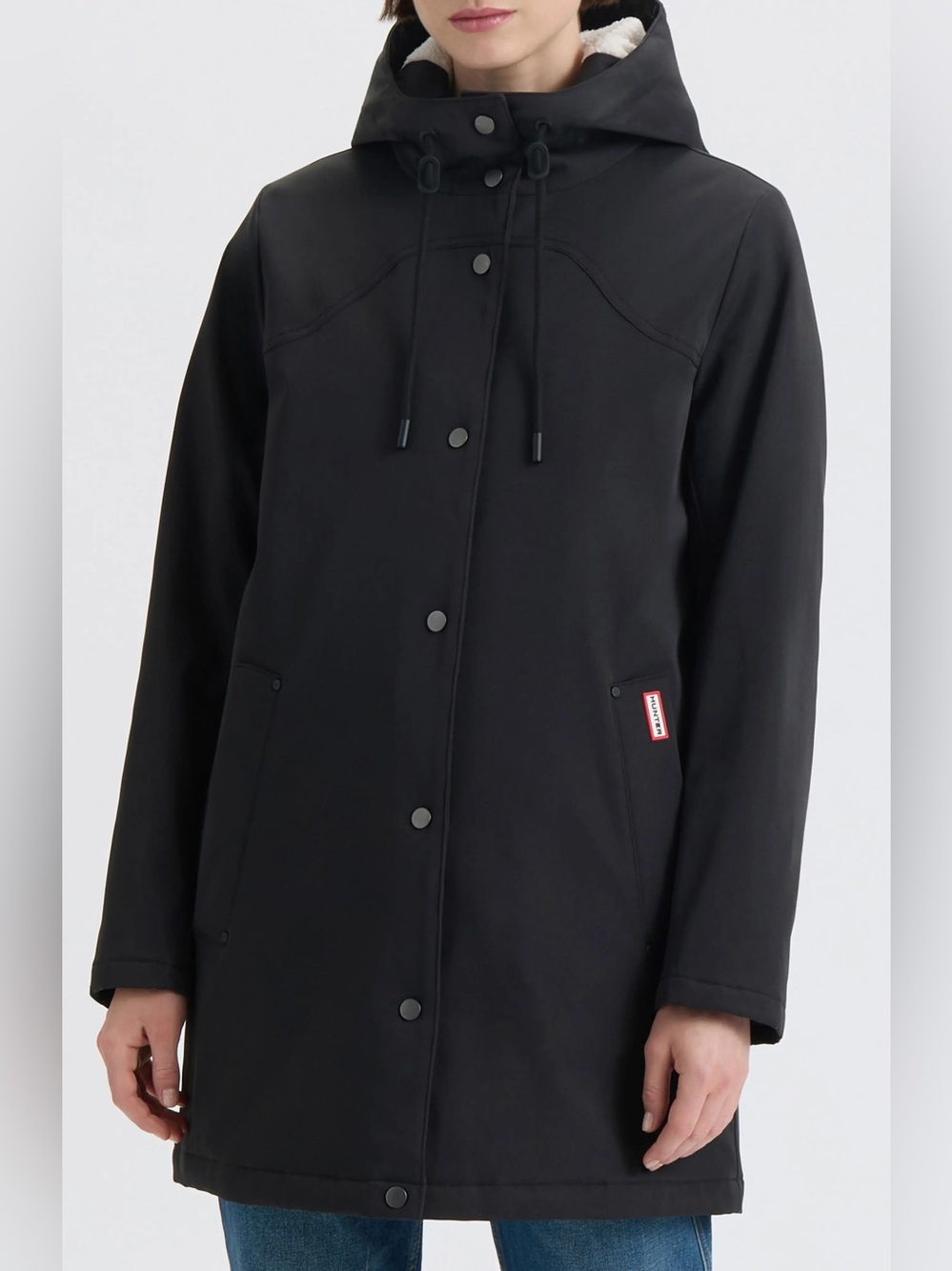 Hunter women Billie Hooded Raincoat